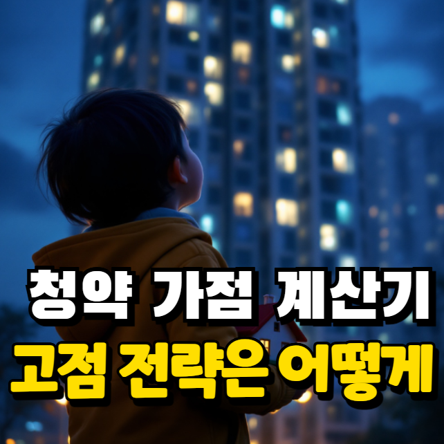 청약-아이가-아파트를-바라보는이미지